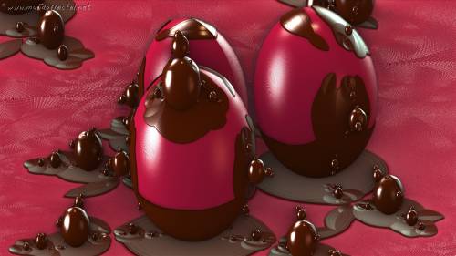 Pink and chocolate